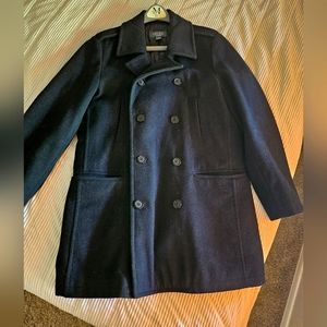 Classy Men's Warehouse Wool Peacoat - M